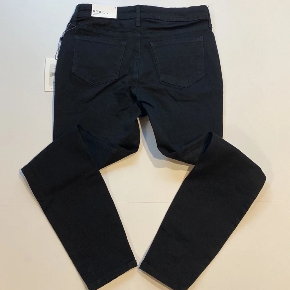 NYDJ SZ 10 Black Denim Skinny Jeans New D31 - Picture 7 of 16